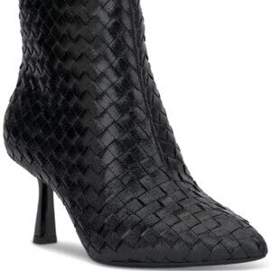 I.N.C. International Concepts Womens Raisie Dress Booties Black Woven Size 6M